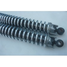 REAR SHOCK ABSORBERS (CHROME SPRINGS) -- OLD PRODUCTION CZECH - (TYPE 639,640)  (PAIR)